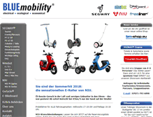 Tablet Screenshot of blue-mobility.eu